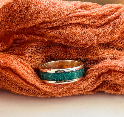 Turquoise inlay band