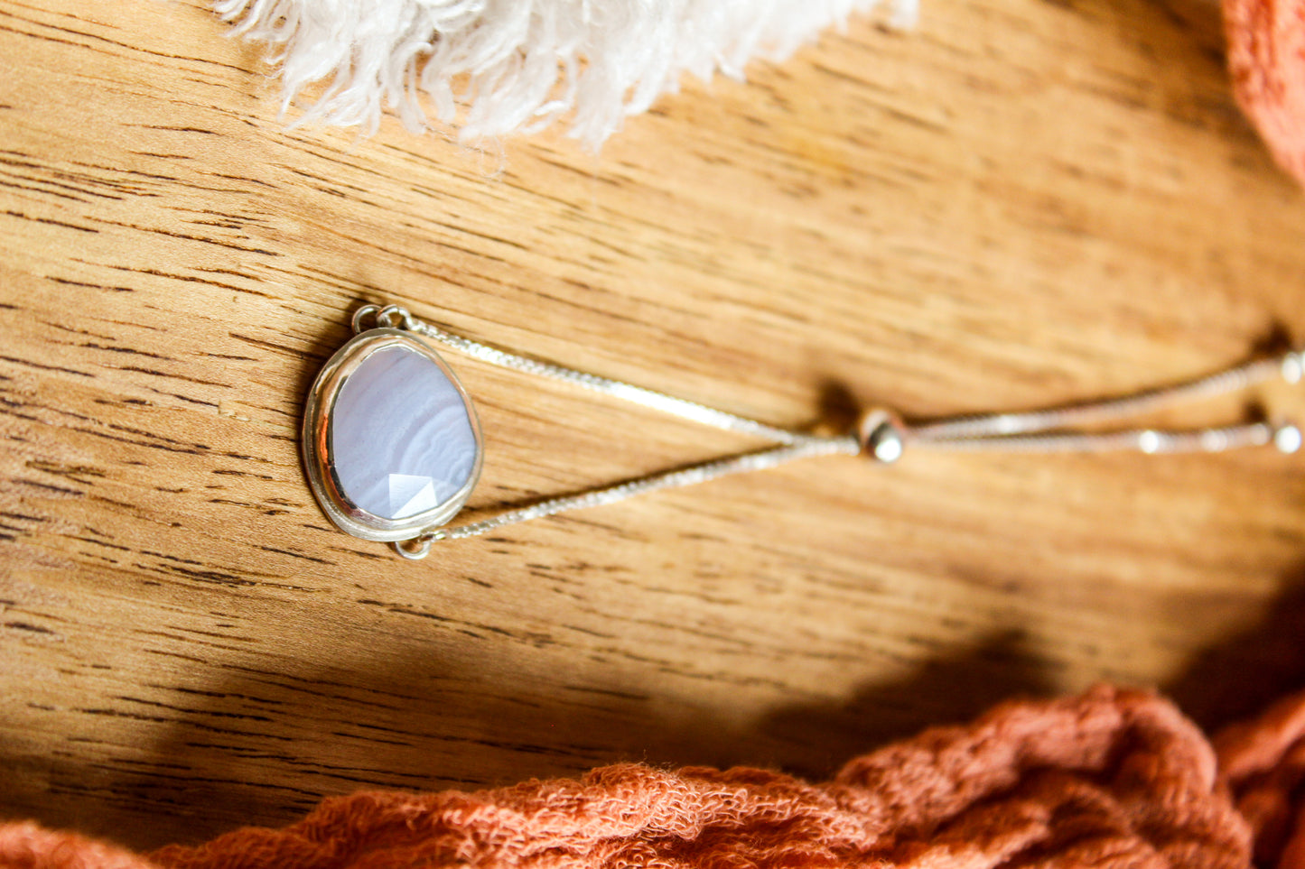 Blue Lace Agate Bracelet