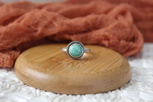 Beaded Broken Arrow Ring (Sz.7)