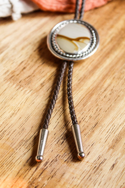 Scenic Jasper Bolo tie