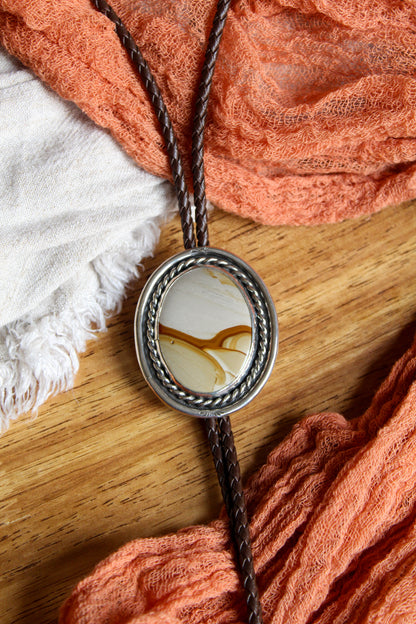 Scenic Jasper Bolo tie