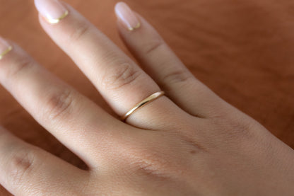 Simple Gold Stackable Ring