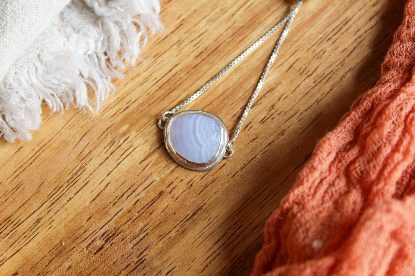 Blue Lace Agate Bracelet