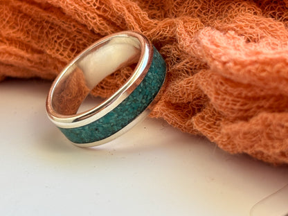 Turquoise inlay band