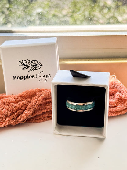 Turquoise inlay band