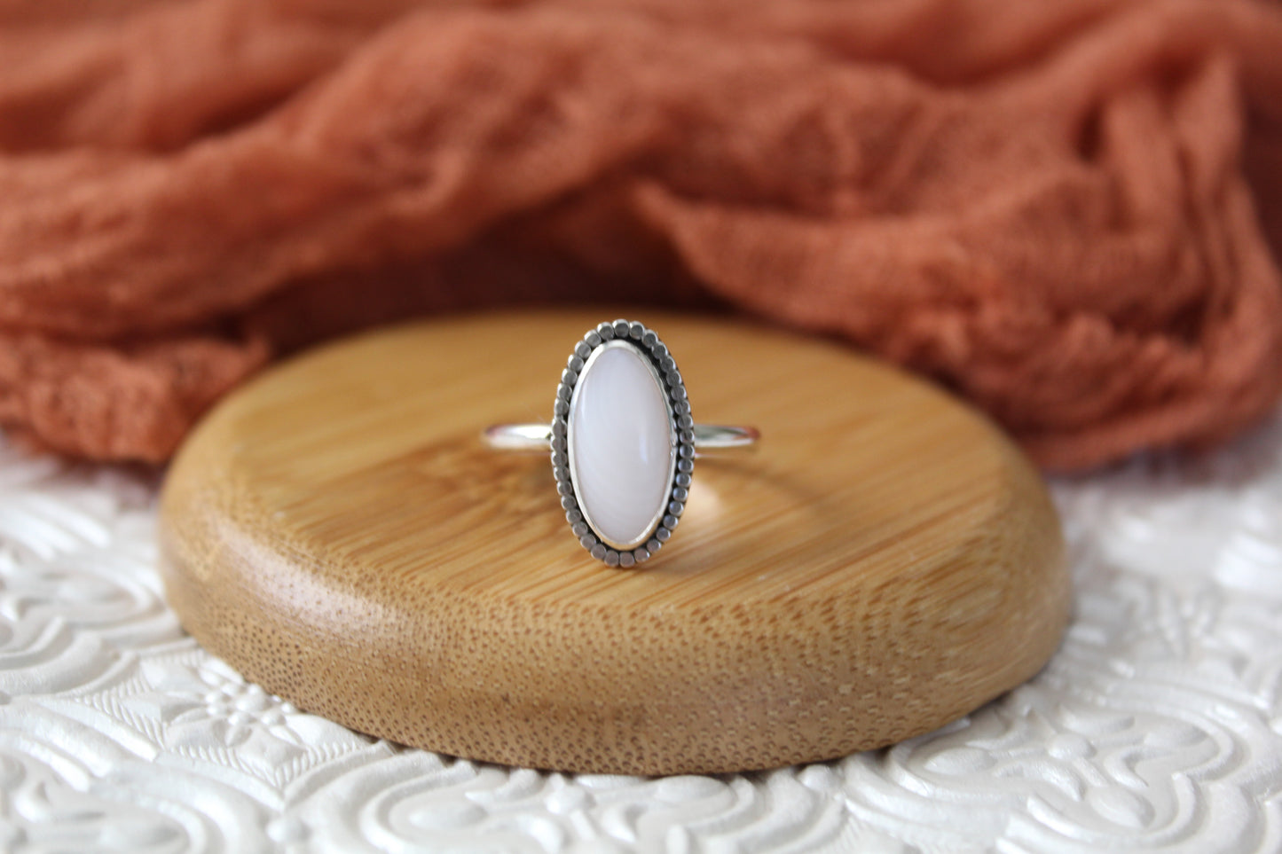 Mother of Pearl Ring (Sz.6)