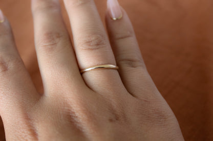 Simple Gold Stackable Ring