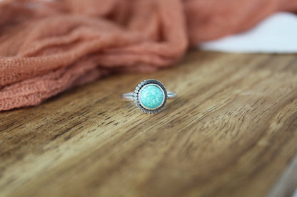 Beaded Broken Arrow Ring (Sz.7)