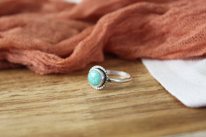 Beaded Broken Arrow Ring (Sz.7)