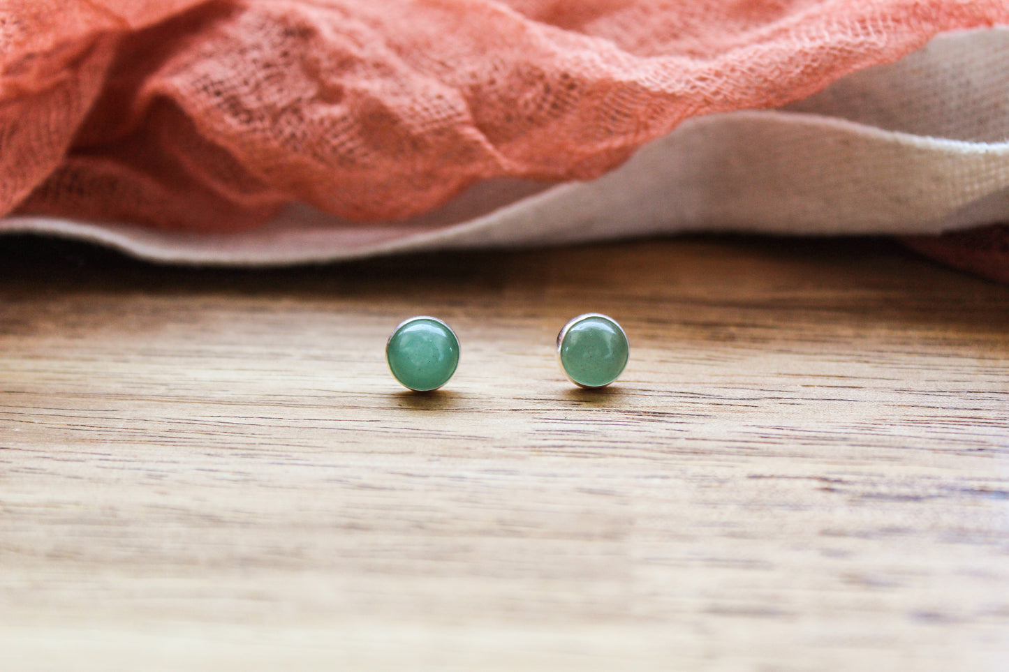 Aventurine Studs