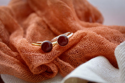 Gold Carnelian Stacker