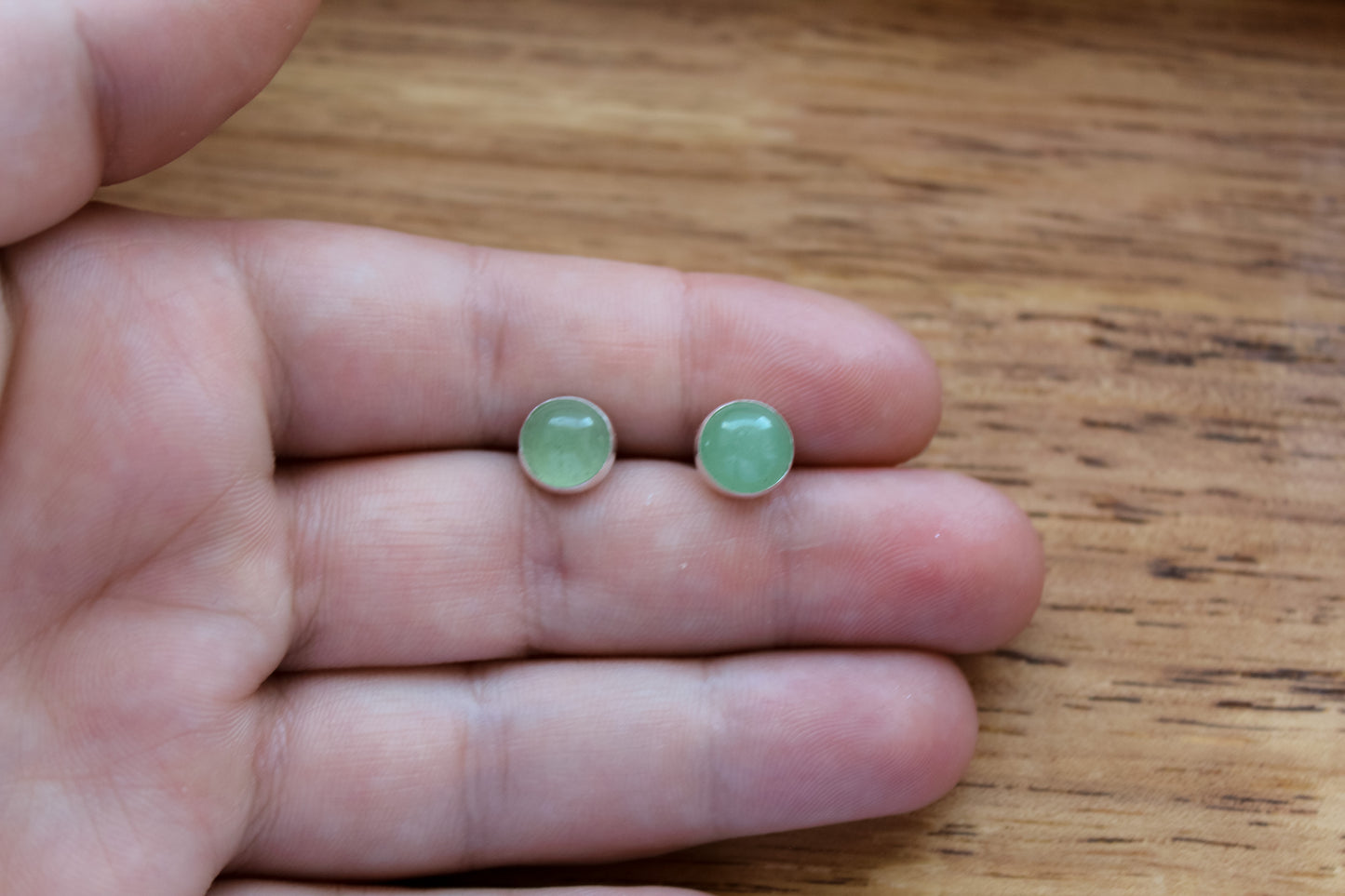 Aventurine Studs