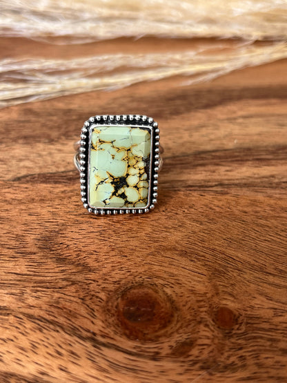 Beaded Bar Ring-Sz. 10.5