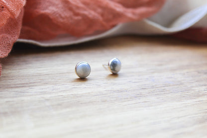 Howlite Studs