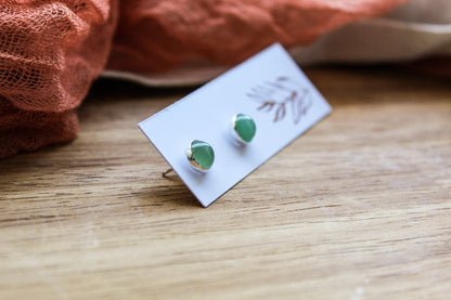 Aventurine Studs